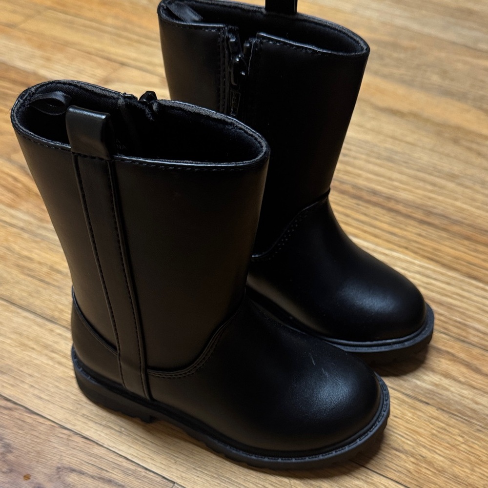 Black Leather Boots